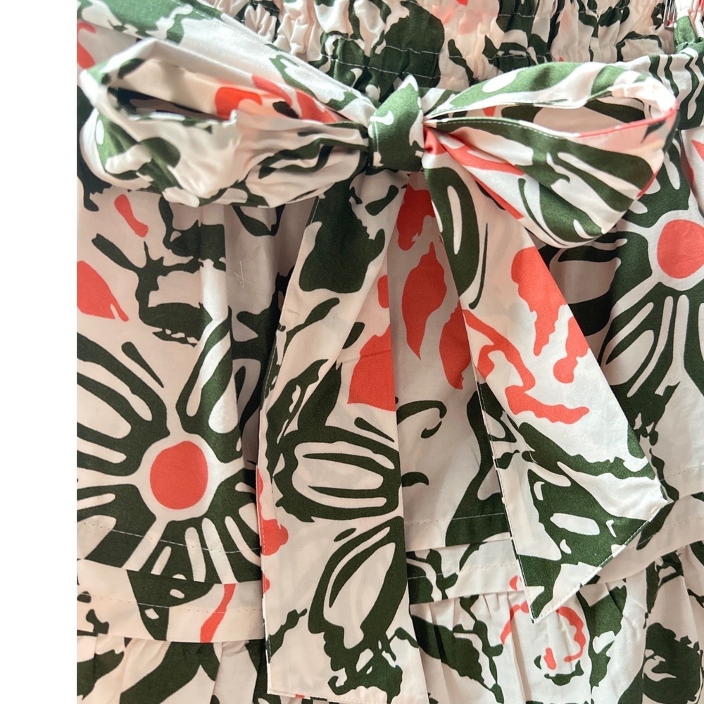 Anthropologie Bettina Paperbag Mini Skirt NWT Floral Cottagecore Boho M - Picture 4 of 6